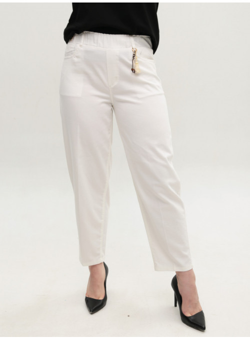 Брюки женские молочные...