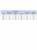 Рубашка мужская сине-серая льняная большие размеры 6503-B-14