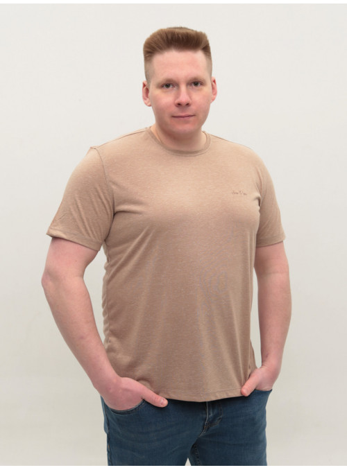 Футболка мужская бежевая...