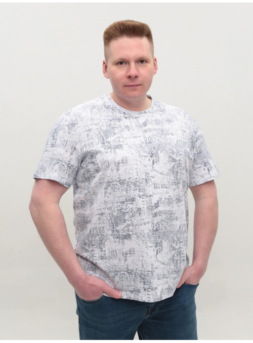 Футболка мужская белая с...