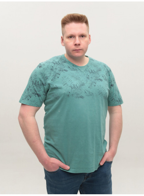 Футболка мужская зеленая...
