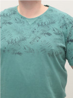 Футболка чоловіча зелена бавовняна 5218-1