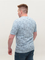 Футболка чоловіча блакитна бавовняна 5238-B-1