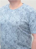 Футболка чоловіча блакитна бавовняна 5238-B-1