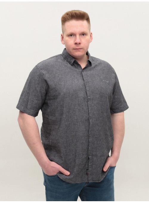 Рубашка мужская серая...