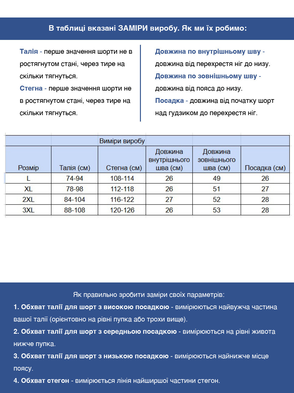 Шорти чоловічі темно-сині лляні на резинці 8603-4