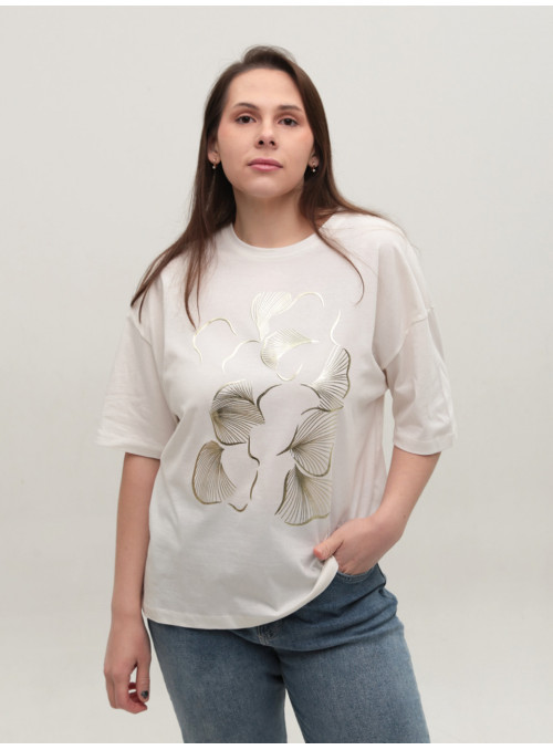 Футболка женская белая...