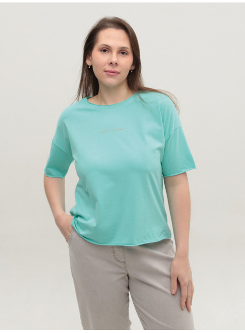 Футболка женская ментоловая...