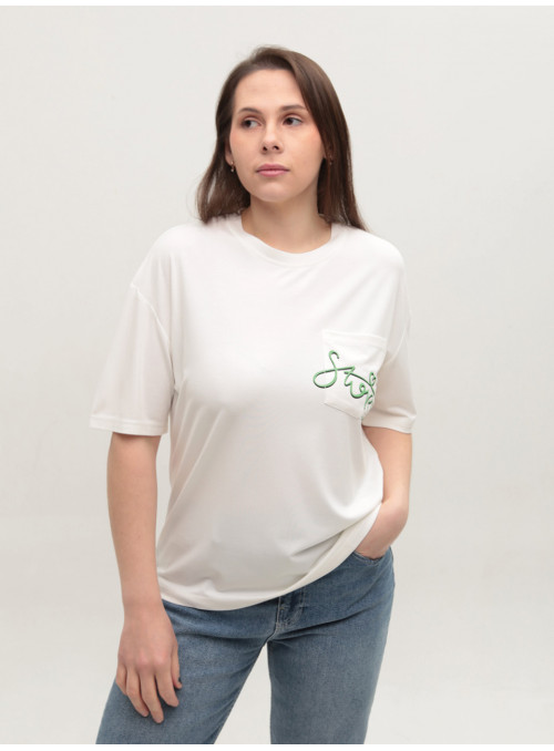 Футболка женская белая...