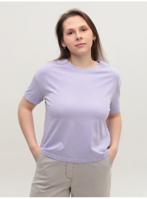 Футболка женская сиреневая...
