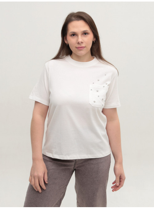 Футболка женская белая...