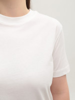 Футболка жіноча біла пряма 107-12