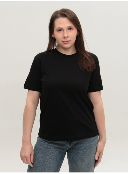 Футболка женская черная...