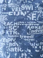 футболка JP 1103-1 син+газет  m-2xl M  