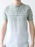 Футболка чоловіча хакі варена з переходом кольору 4716-2-1